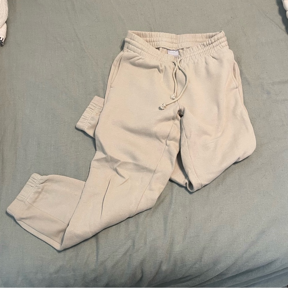 Feather grey aritzia TNA cozyAF mega sweatpants